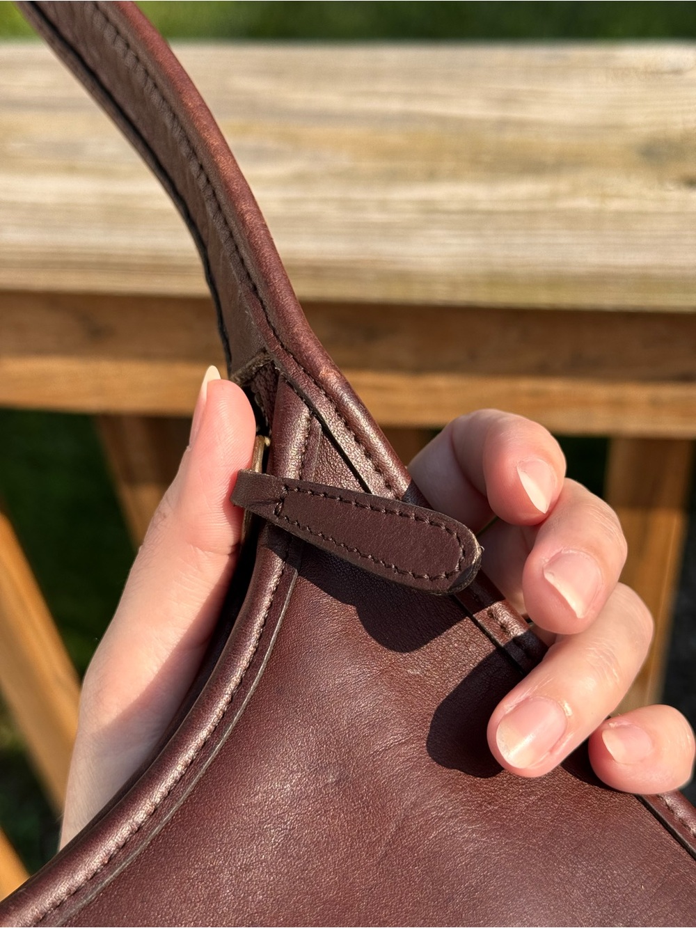 Vintage Coach mini ergo 9020 brown shoulder bag - Picture 13 of 13